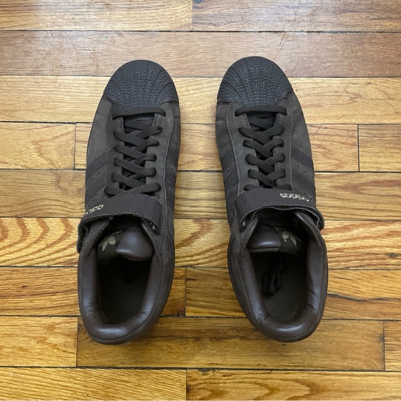 2005 Adidas Pro Model Low Strap Brown Size 11.5M Used No Box VTG Retro Rare - Picture 3 of 7